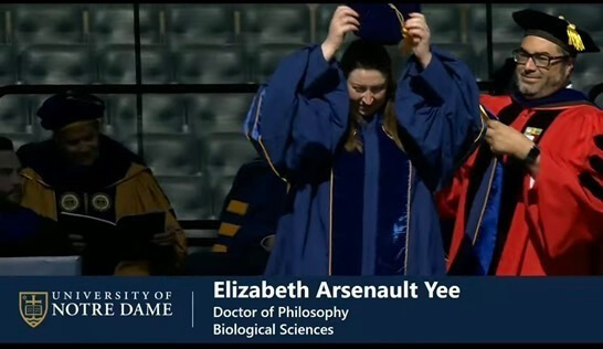 Hooding my first PhD student!